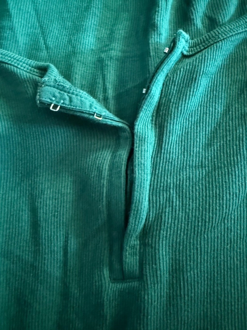 torrid Emerald Green Ribbed Top - Picture 2 of 3